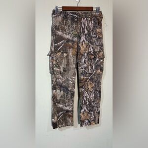 Realtree camo hunting outdoor pants size youth xl 14-16